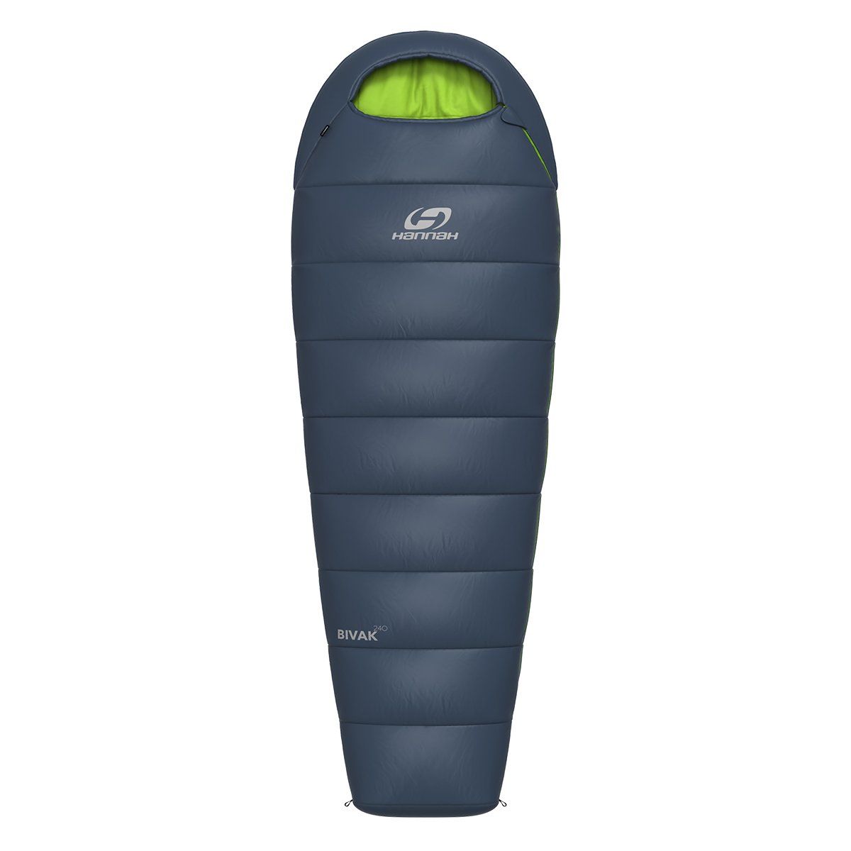 Hannah Bivak 240 Uyku Tulumu - Sol Midnight Navy/Lime Green