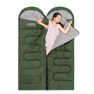 Evolite Camper Pro SQ Birleştirilebilir 2 Kişilik Uyku Tulumu