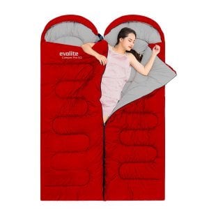 Evolite Camper Pro SQ Birleştirilebilir 2 Kişilik Uyku Tulumu