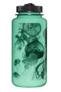 Nalgene 32oz WM Glow w/Black Jellyfish 682025 0031