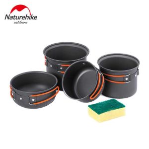 NatureHike 4 Parça Pişirme Seti NH18T018-G