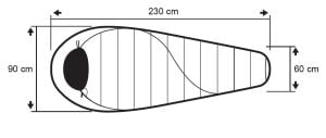 Trimm Balance Wide -25'C XL Uyku Tulumu - 205R