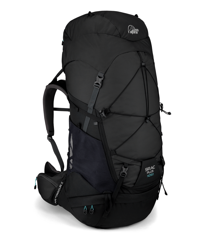 Lowe Alpine Sirac Plus ND50 Kadın Kampçılık ve Dağcılık Çantası Abanoz