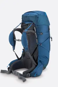 Rab Exion 65+10 Litre Dağcılık ve Kampçılık Çantası Fırtına mavisi