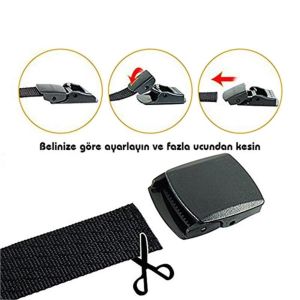 Evolite Outdoor Stretch Kemer 4cm Haki