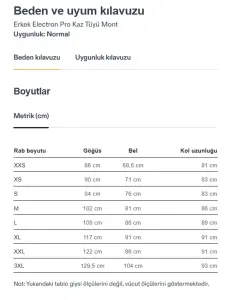 Rab Electron Pro 800 Fill Erkek Kaz Tüyü Ceket