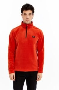 Champp Summit Yarım Fermuarlı Erkek Polar - Kiremit