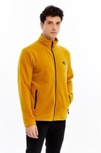 Champp Horiazon Tam Fermuarlı Erkek Polar - Hardal