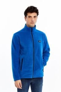 Champp Horiazon Tam Fermuarlı Erkek Polar - Mavi