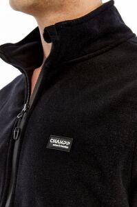 Champp Horiazon Tam Fermuarlı Erkek Polar - Siyah