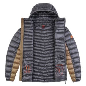 Hannah Arden Erkek Outdoor Mont asphalt/khaki stripe