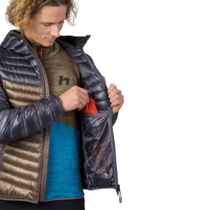 Hannah Arden Erkek Outdoor Mont asphalt/khaki stripe