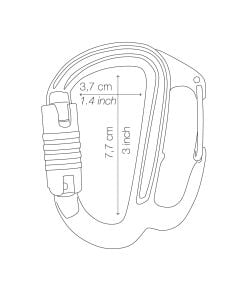 PETZL FREINO Z Alüminyum Karabina M042BA00