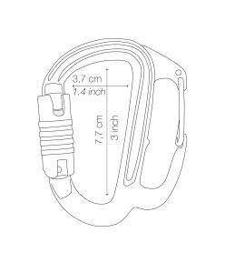 PETZL FREINO Z Alüminyum Karabina M042BA00