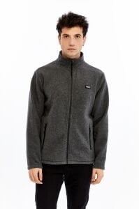 Champp Horiazon Tam Fermuarlı Erkek Polar - Antrasit