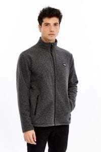 Champp Horiazon Tam Fermuarlı Erkek Polar - Antrasit