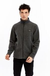 Champp Horiazon Tam Fermuarlı Erkek Polar - Antrasit