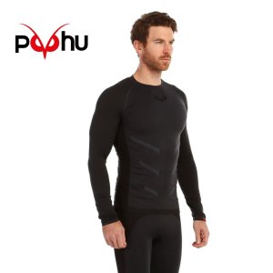 Puhu Erkek Termal İçlik Üst XL-XXL - Siyah