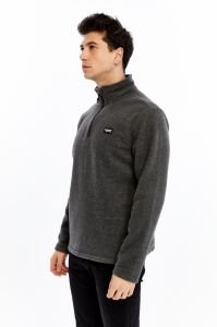 Champp Summit Yarım Fermuarlı Erkek Polar - Antrasit