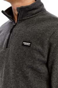Champp Summit Yarım Fermuarlı Erkek Polar - Antrasit