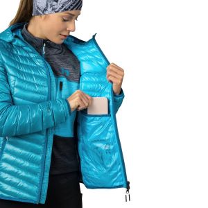 Hannah Ary Kadın Outdoor Mont blue atoll stripe