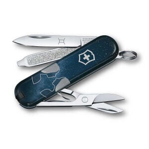 Victorinox 0.6223.2GEM Classic SD Zodiac Signs 58mm Çakı, İkizler Burcu