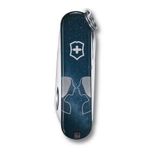Victorinox 0.6223.2GEM Classic SD Zodiac Signs 58mm Çakı, İkizler Burcu
