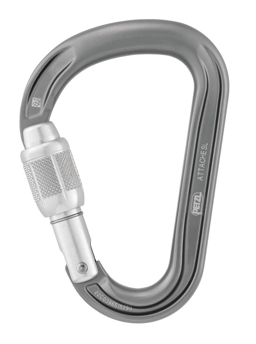 Petzl Attache HMS Karabina M38A SL Gri