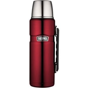Thermos 1,2 Litre King Large Çelik Termos - Cranberry