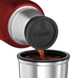 Thermos 1,2 Litre King Large Çelik Termos - Cranberry