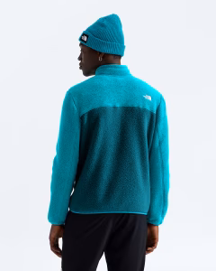 TNF Erkek Yumiori Tam Boy Fermuarlı Polar Mont Restorative Teal / Pacific Teal
