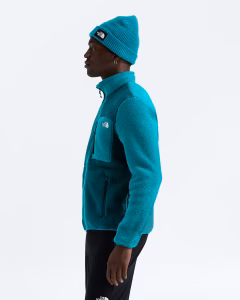 TNF Erkek Yumiori Tam Boy Fermuarlı Polar Mont Restorative Teal / Pacific Teal