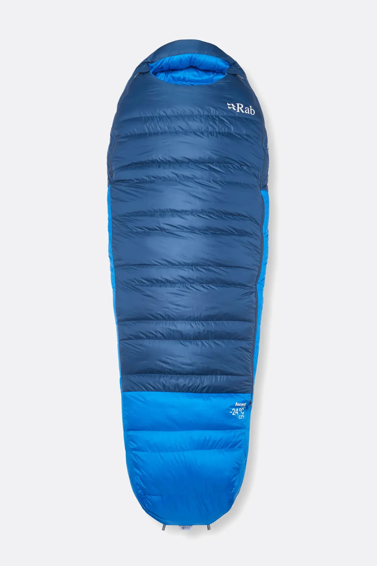 Rab Ascent Kuş Tüyü Uyku Tulumu (-49°C) Tempest Blue