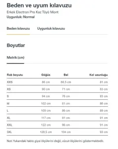 Rab Electron Pro 800 Fill Erkek Kaz Tüyü Ceket