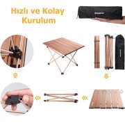 KINGCAMP TABLE M U.LIGHT KATLANABILIR MASA