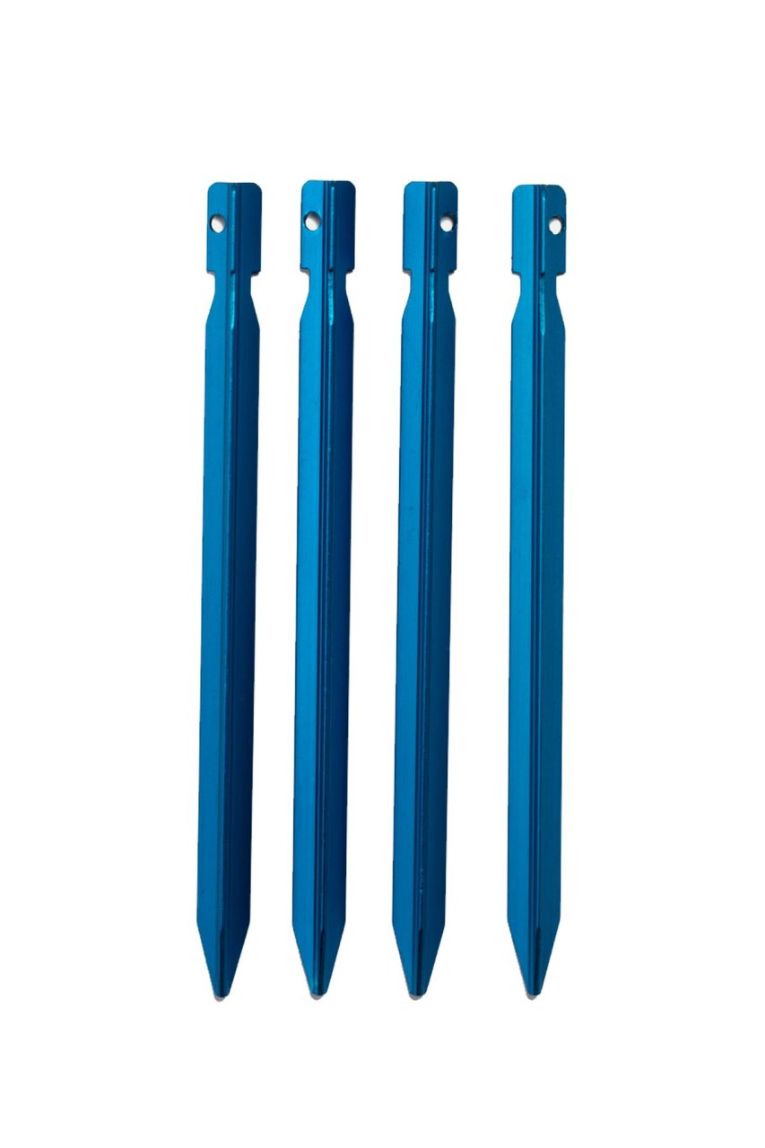 ALPİNİST ALÜMİNYUM 6061 ÇADIR KAZIĞI 18CM mavi