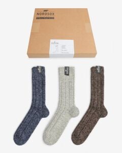 NORDSOX  Kışlık Yün Bot Çorabı 3'lü Kutu