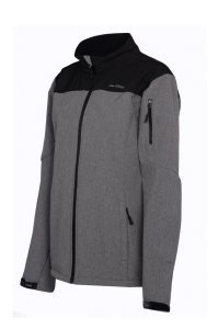 ALPİNİST Alpine Erkek Softshell Ceket Gri-Siyah