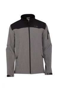 ALPİNİST Alpine Erkek Softshell Ceket Gri-Siyah