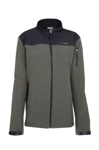 ALPİNİST Alpine Erkek Softshell Ceket Haki-Siyah