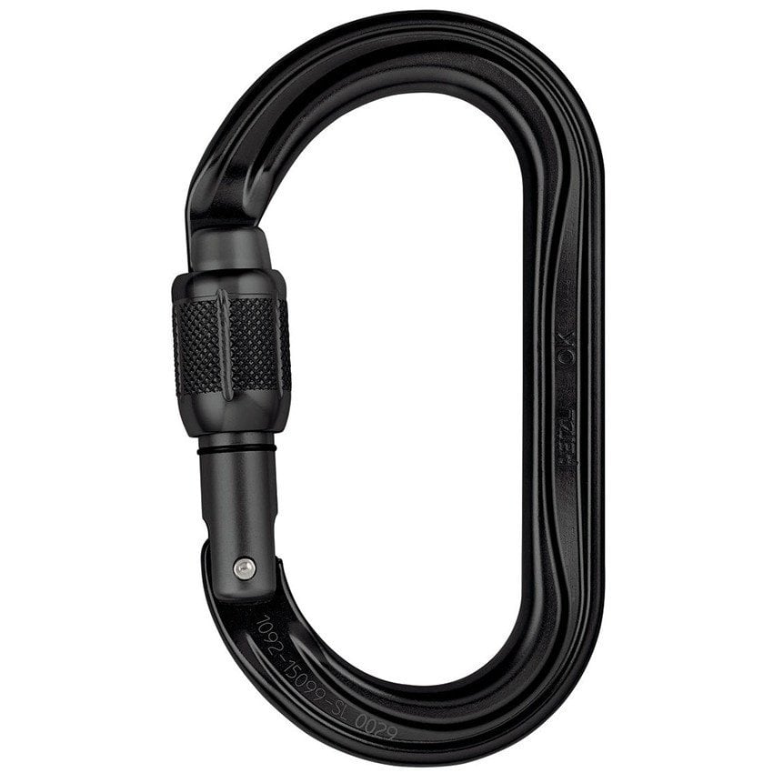 Petzl OK Vidalı Karabina M33A SL Siyah