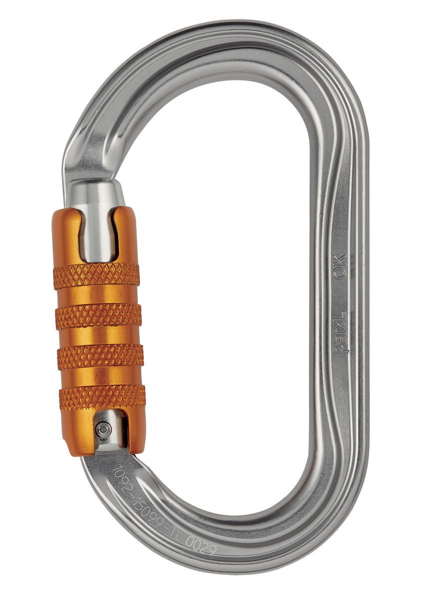 Petzl OK Triact Lock Karabina M33A TL Metalik