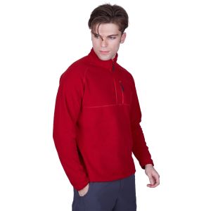 Alpinist Gamma Yarım Fermuarlı Erkek Polar BORDO