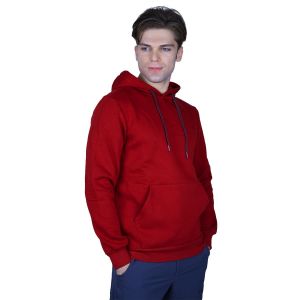 Alpinist Stream Erkek Kapşonlu Sweatshirt BORDO