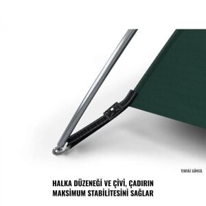 HUSKY Flame Tek Kişilik Çadır (Kırmızı)