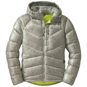 OR Men's Incandescent Hooded Down Jacket Alloy/Jolt