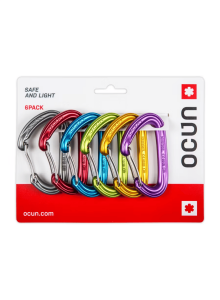 Ocun Kestrel Ultralight Tel Kapı Karabina - 6'lı Set