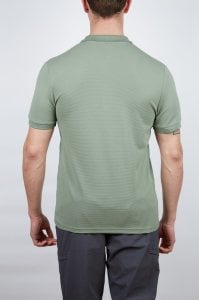 Alpinist Roc Erkek Polo T-Shirt Elma Yeşili