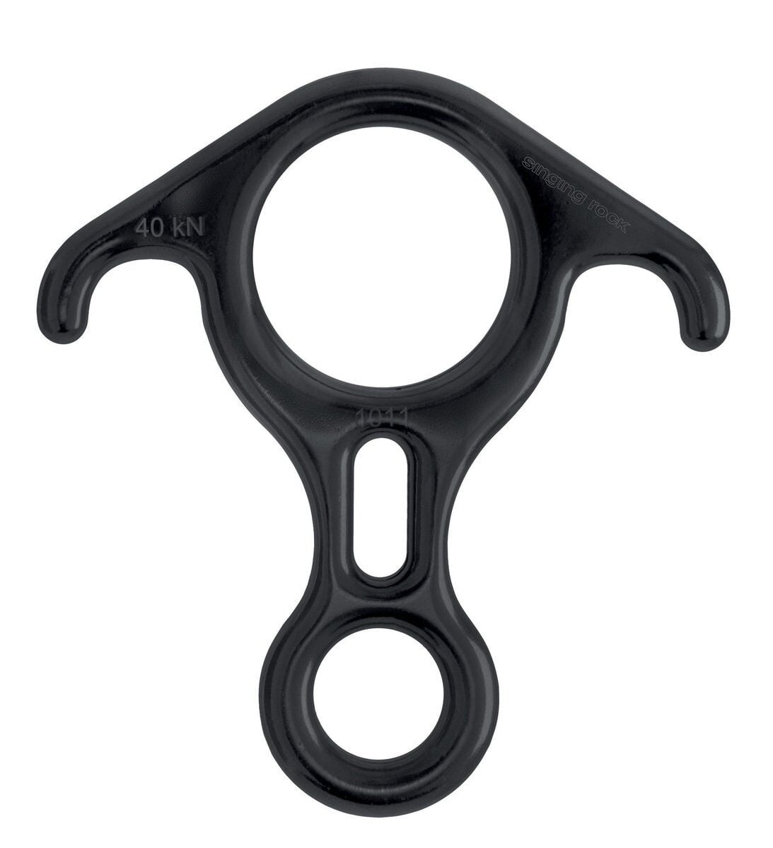 Singingrock Rescue Figure Eight Black 8 Sekizli Kurtarma İniş Aleti Koç Boynuzu Tipi Black Matt