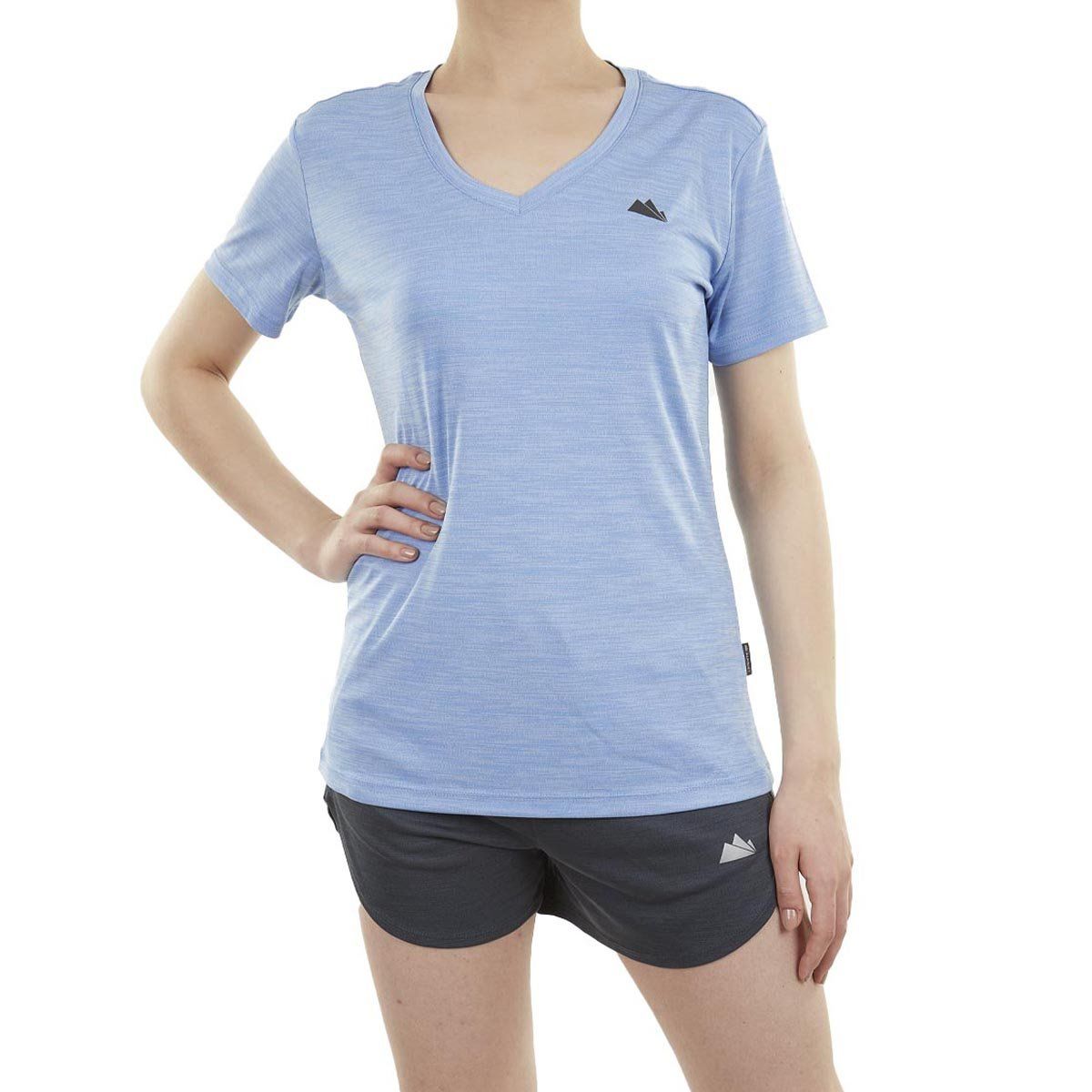 Alpinist Knockout Ultra Dry Kadın T-Shirt Mavi